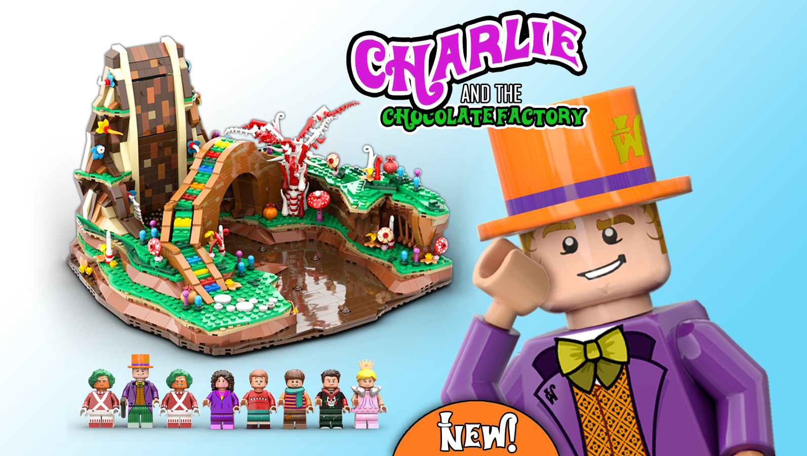 LEGO IDEAS - Charlie and the CHOCOLATE FACTORY