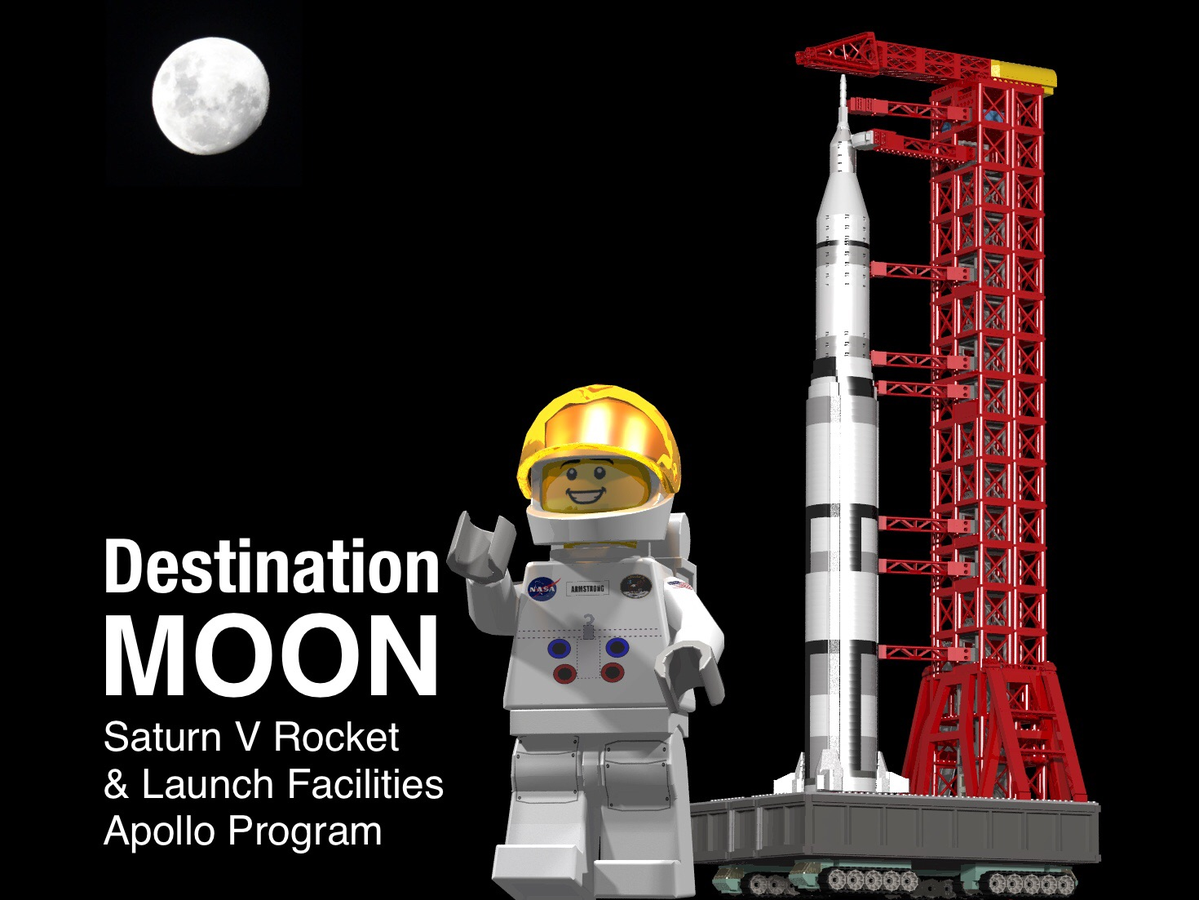 Lego best sale moon rocket