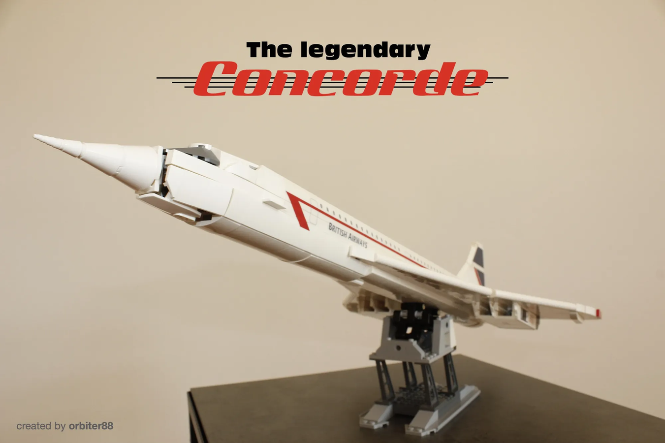 LEGO IDEAS - Legendary Concorde