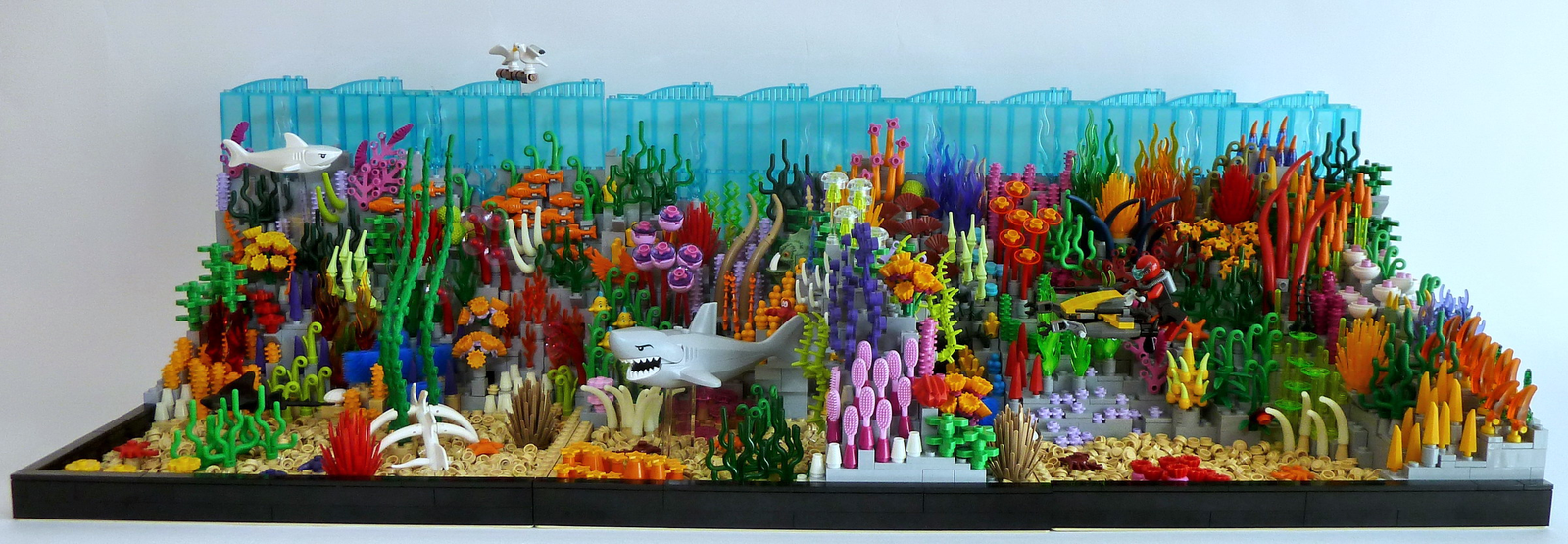 LEGO IDEAS  The Coral  Reef and the Shark