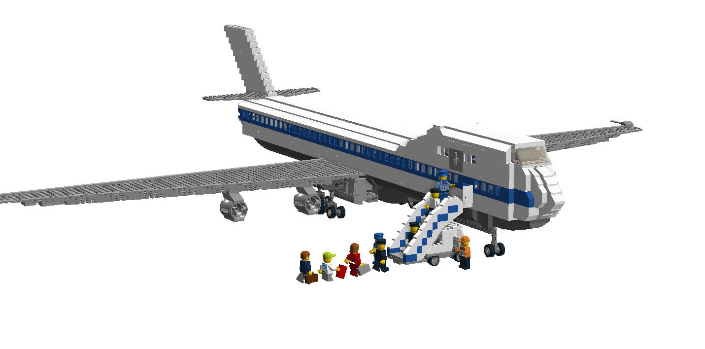 IDEAS - Lego Boeing 747-100 functioning features