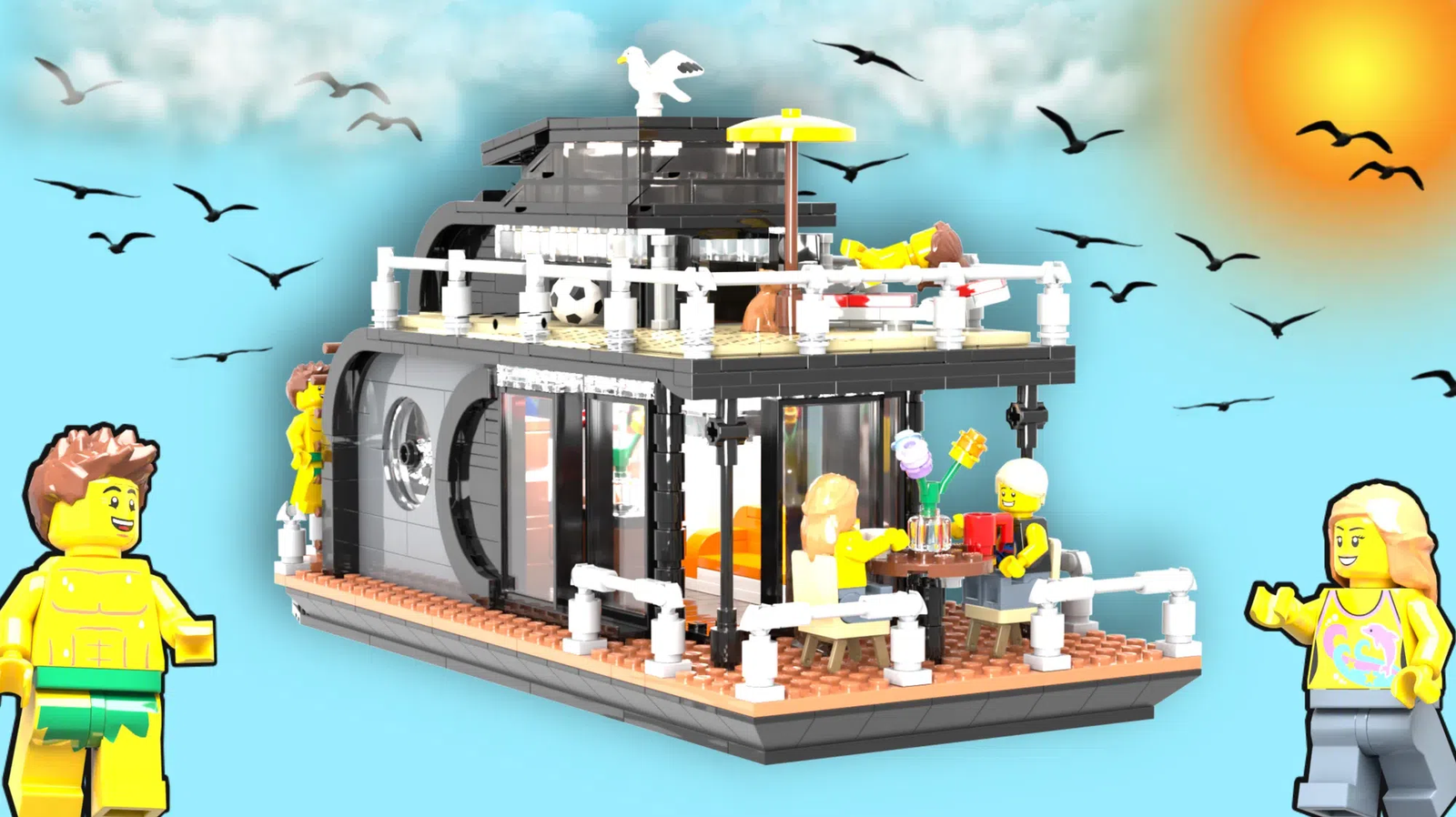 Lego houseboat sales