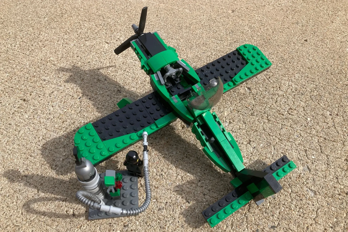 Lego green hot sale plane