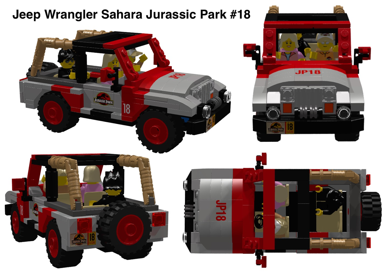 Lego jurassic park store jeep for sale