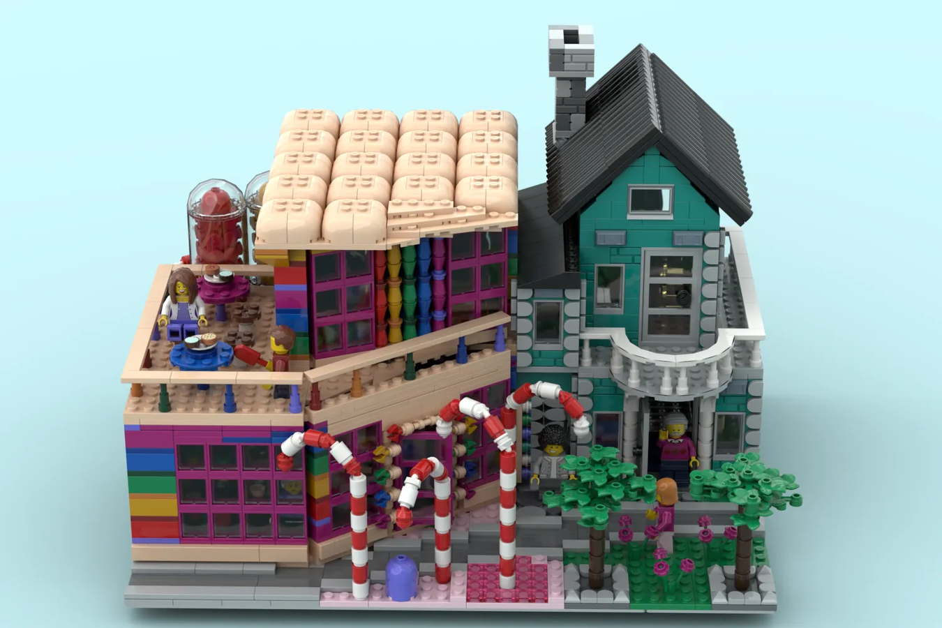 Lego best sale candy house