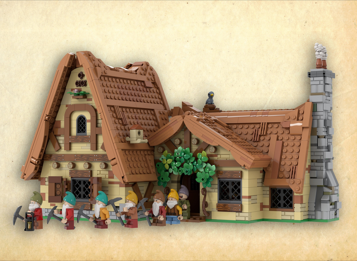 Lego snow white store cottage