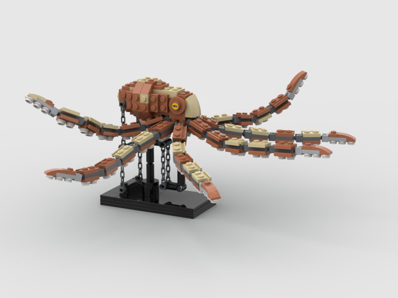 LEGO IDEAS Tensegrity 'Swimming Octopus'
