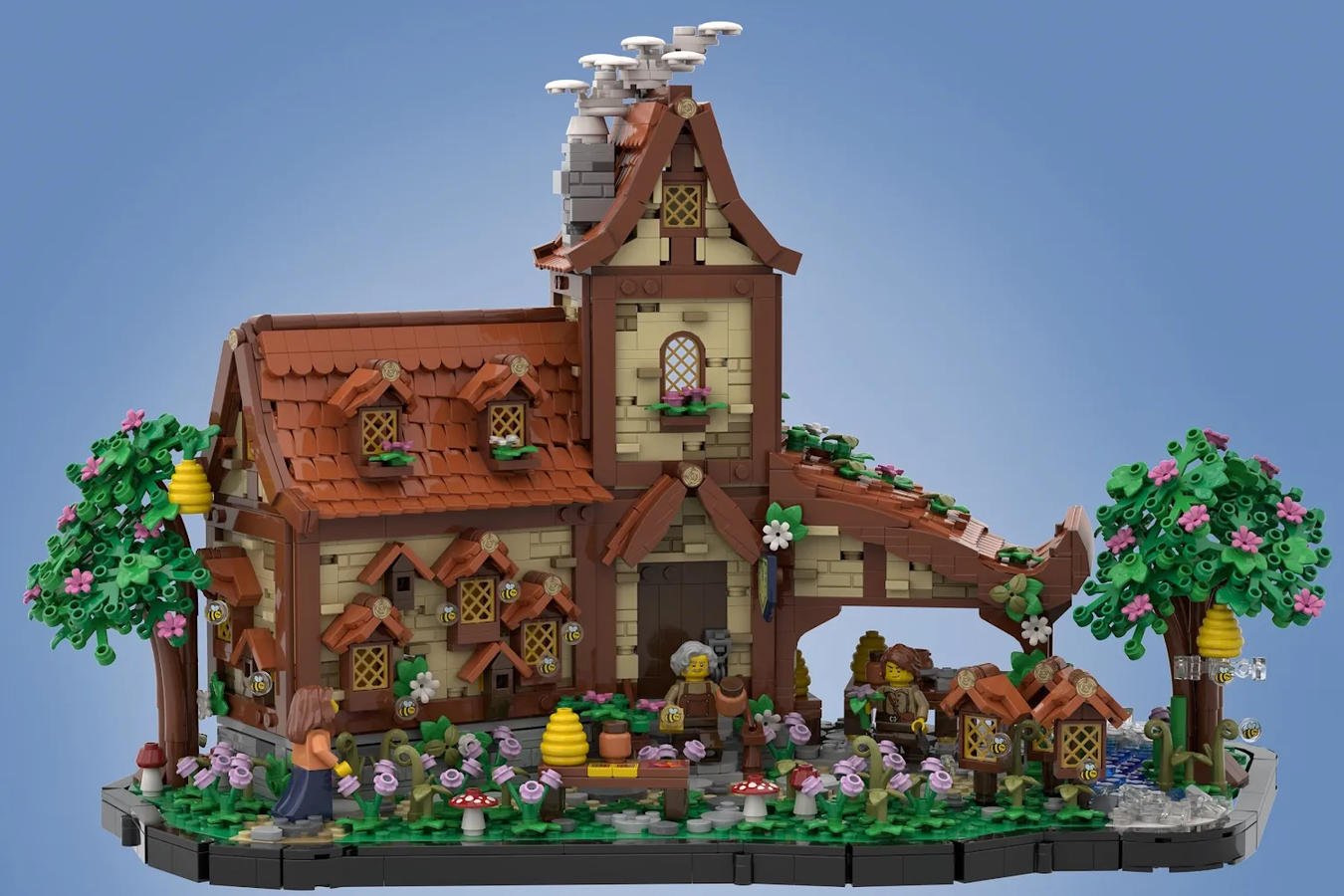 LEGO IDEAS Medieval Bee Farm