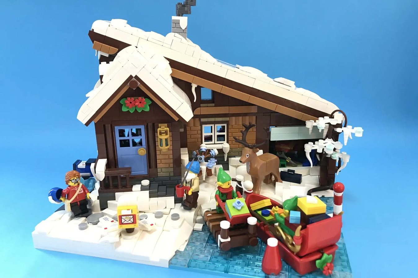 Lego store winter house