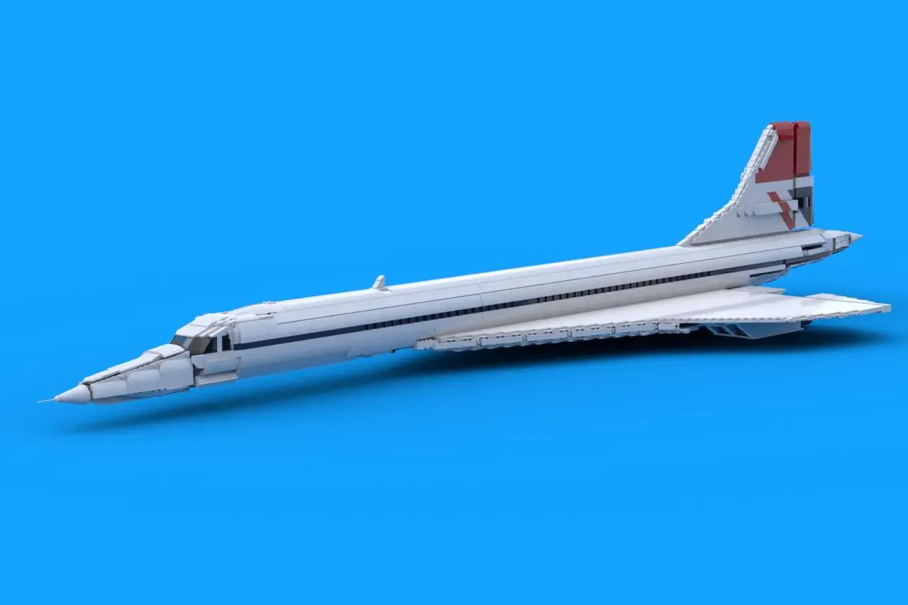 Supersonic LEGO Models : Concorde model