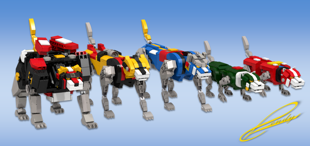 Voltron sales lego figure