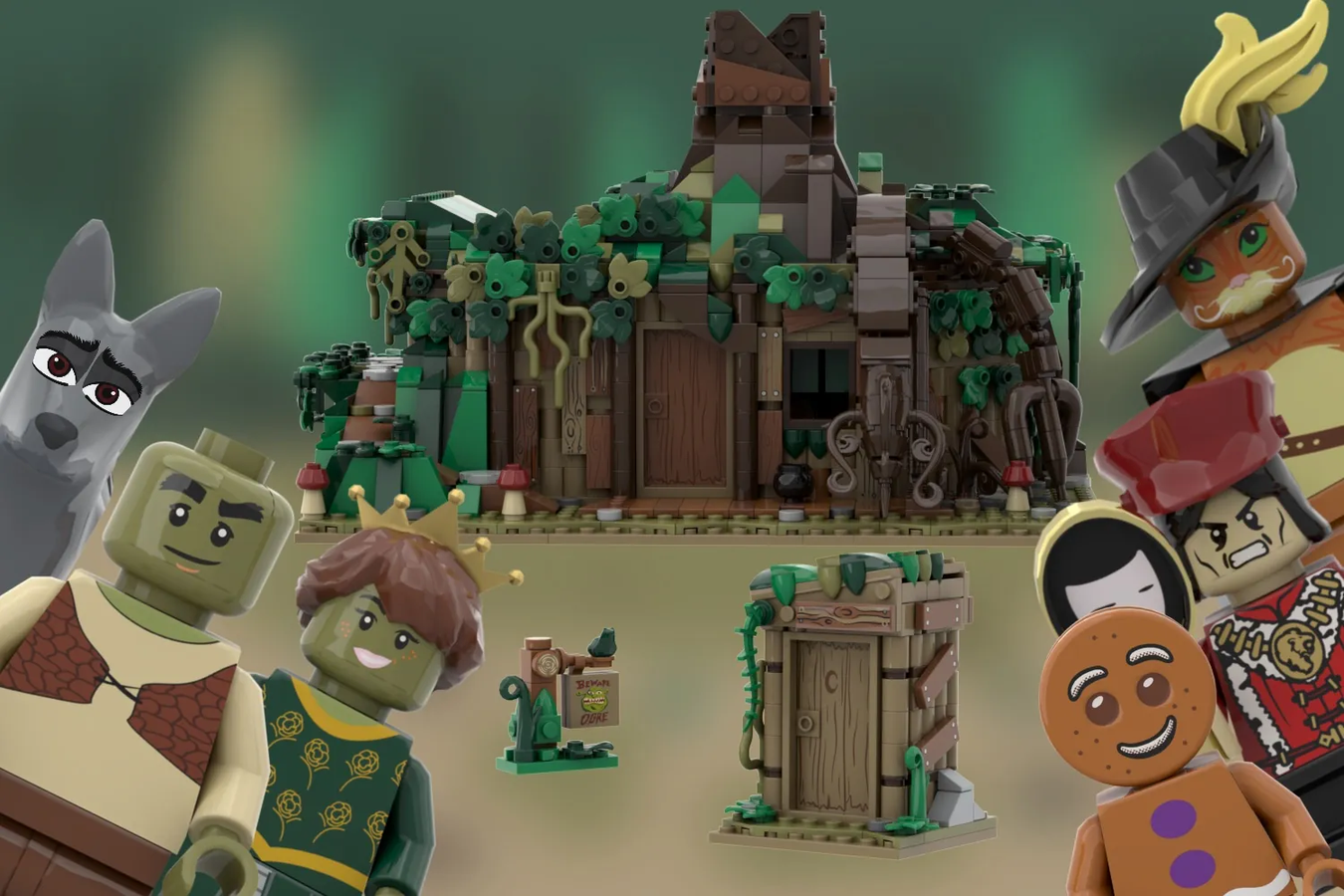 LEGO IDEAS Shrek s Swamp