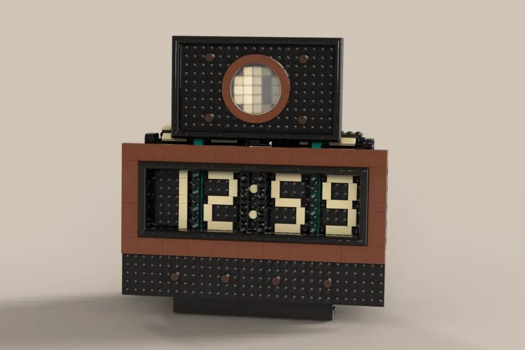 Lego discount block clock