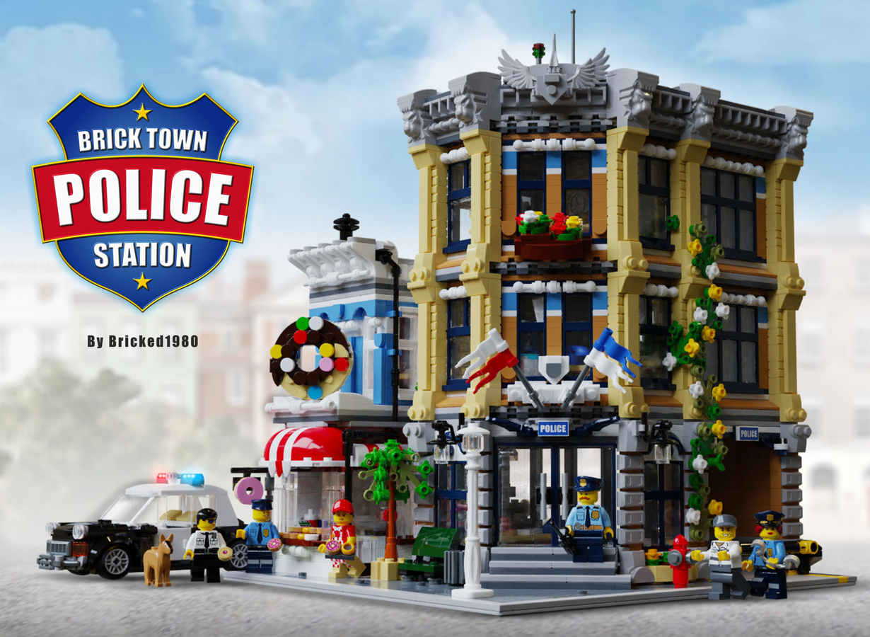 Lego old best sale town road