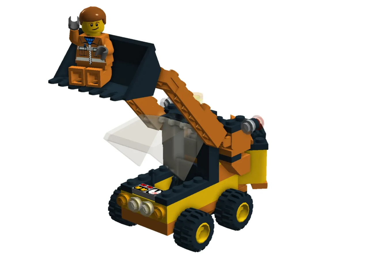 Lego best sale mini digger