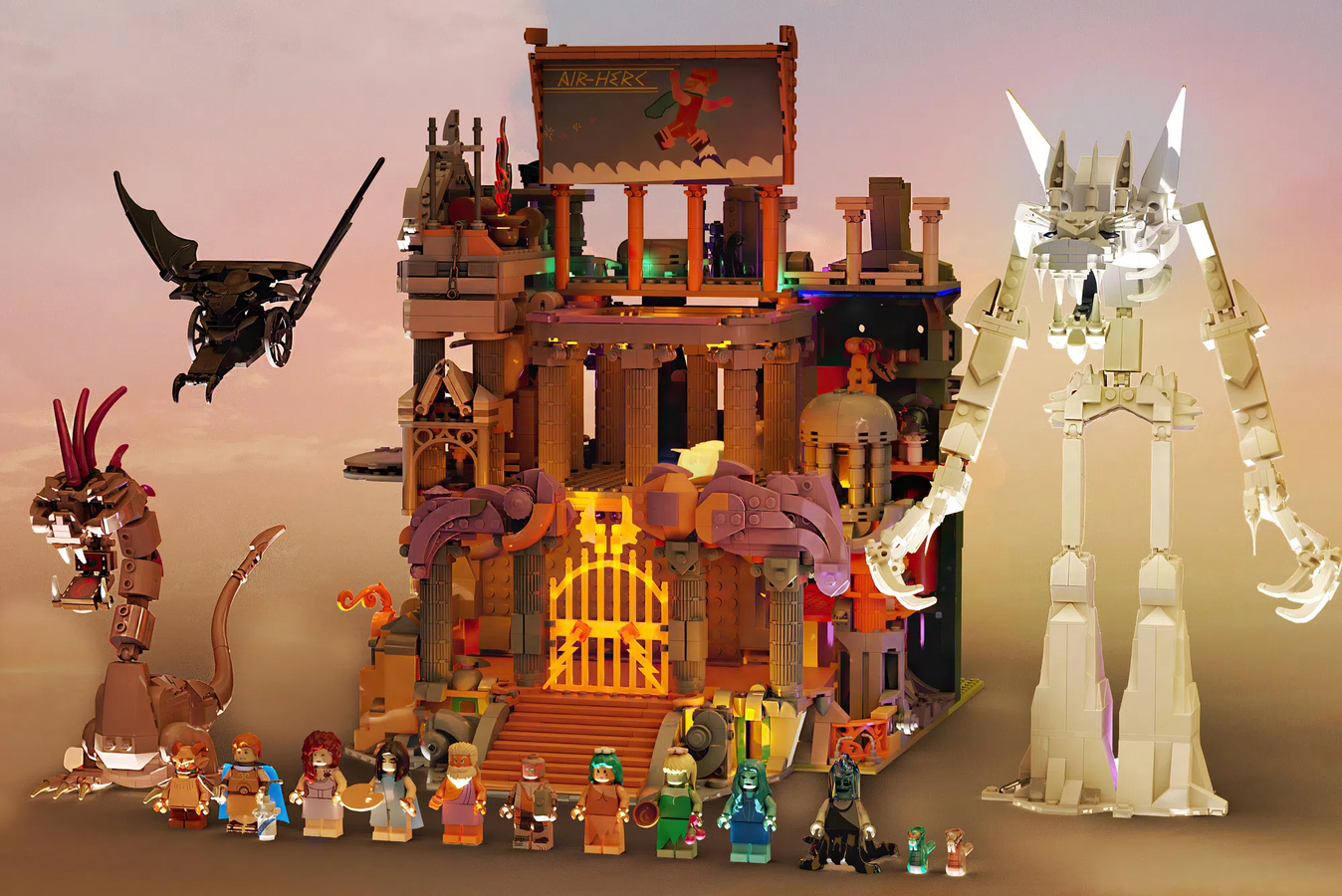 LEGO IDEAS - Greek Mt Olympus - DISNEY Hercules (1997)