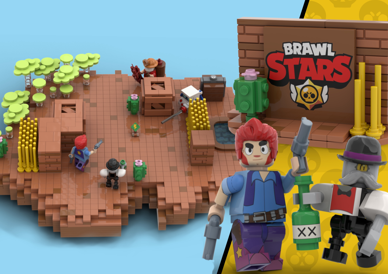 Lego Ideas Lego Brawl Stars The Final Duel - modele de truc gonflable de brawl stars