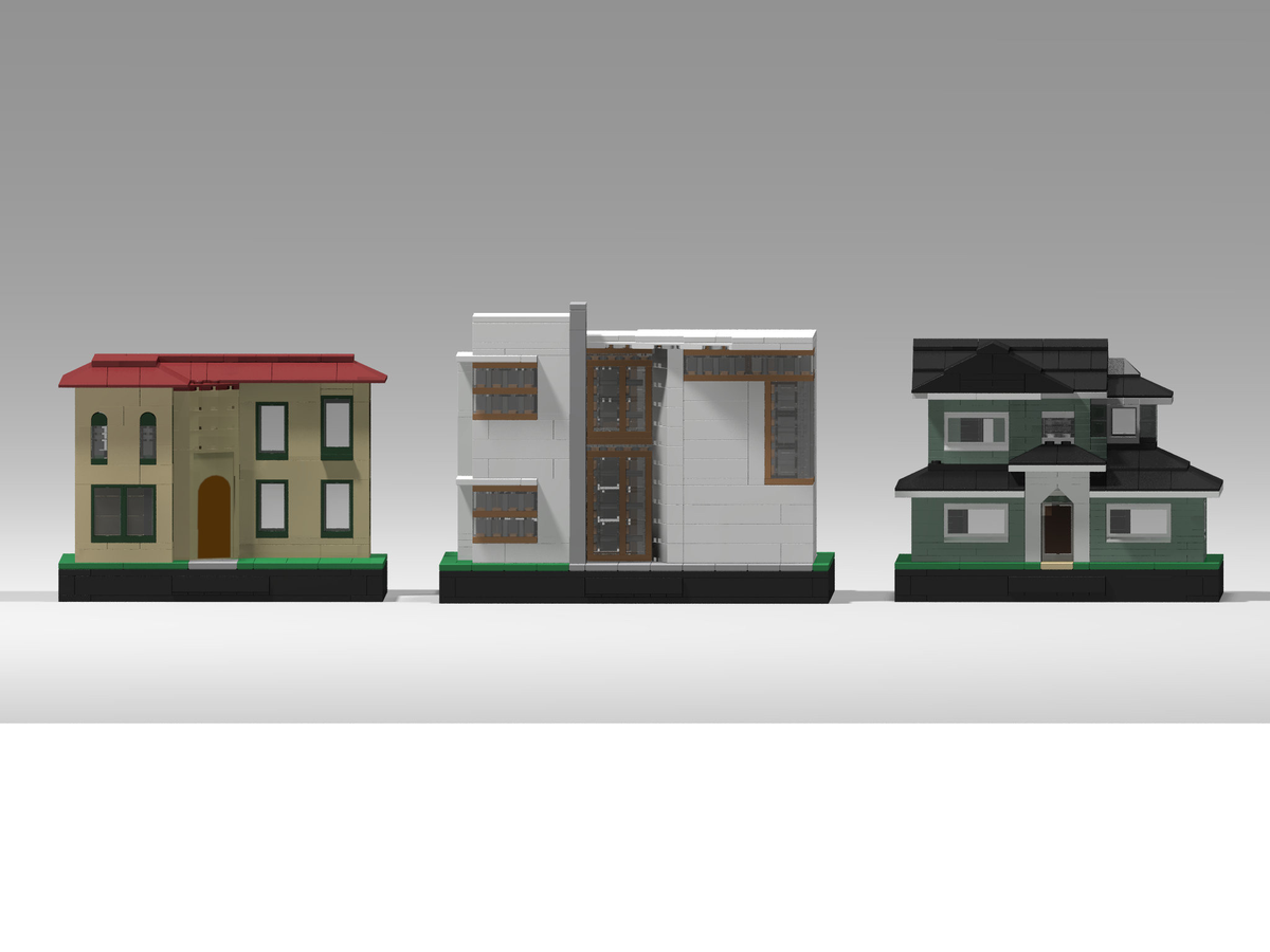 Lego Ideas Modern Family Houses