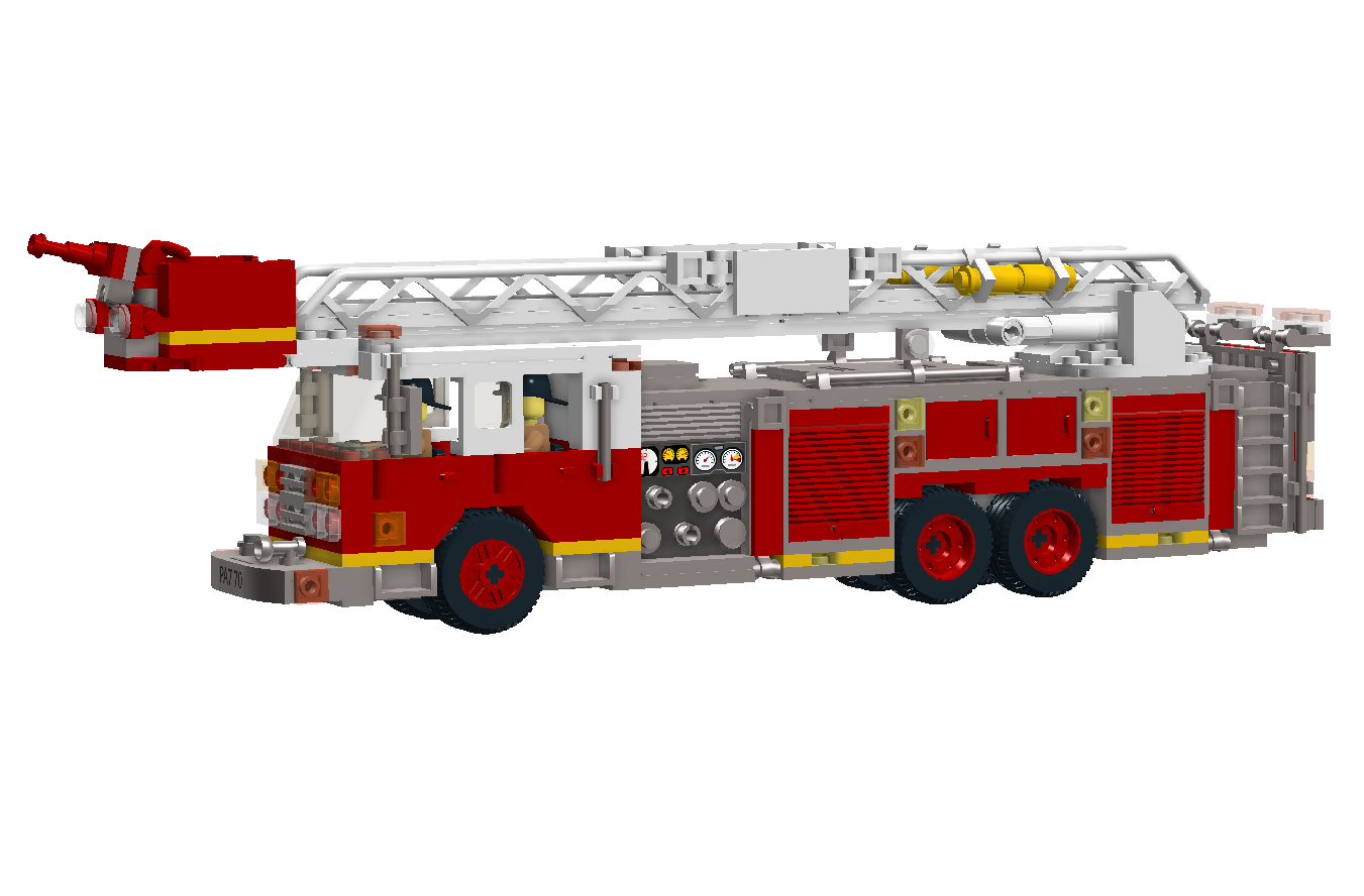 Lego hook and ladder fire online truck