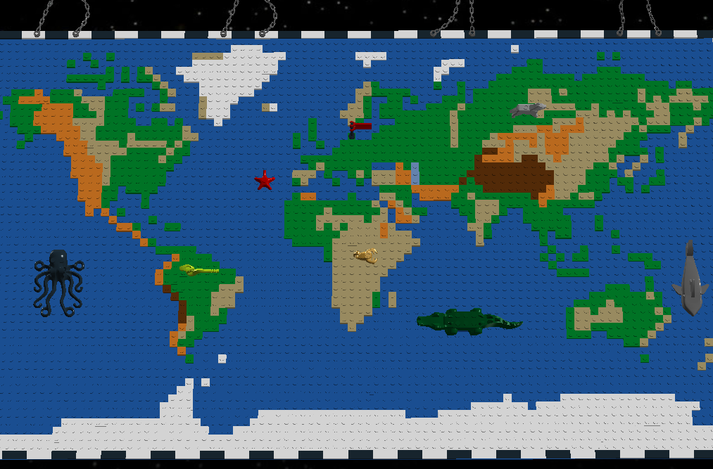 LEGO IDEAS World Map