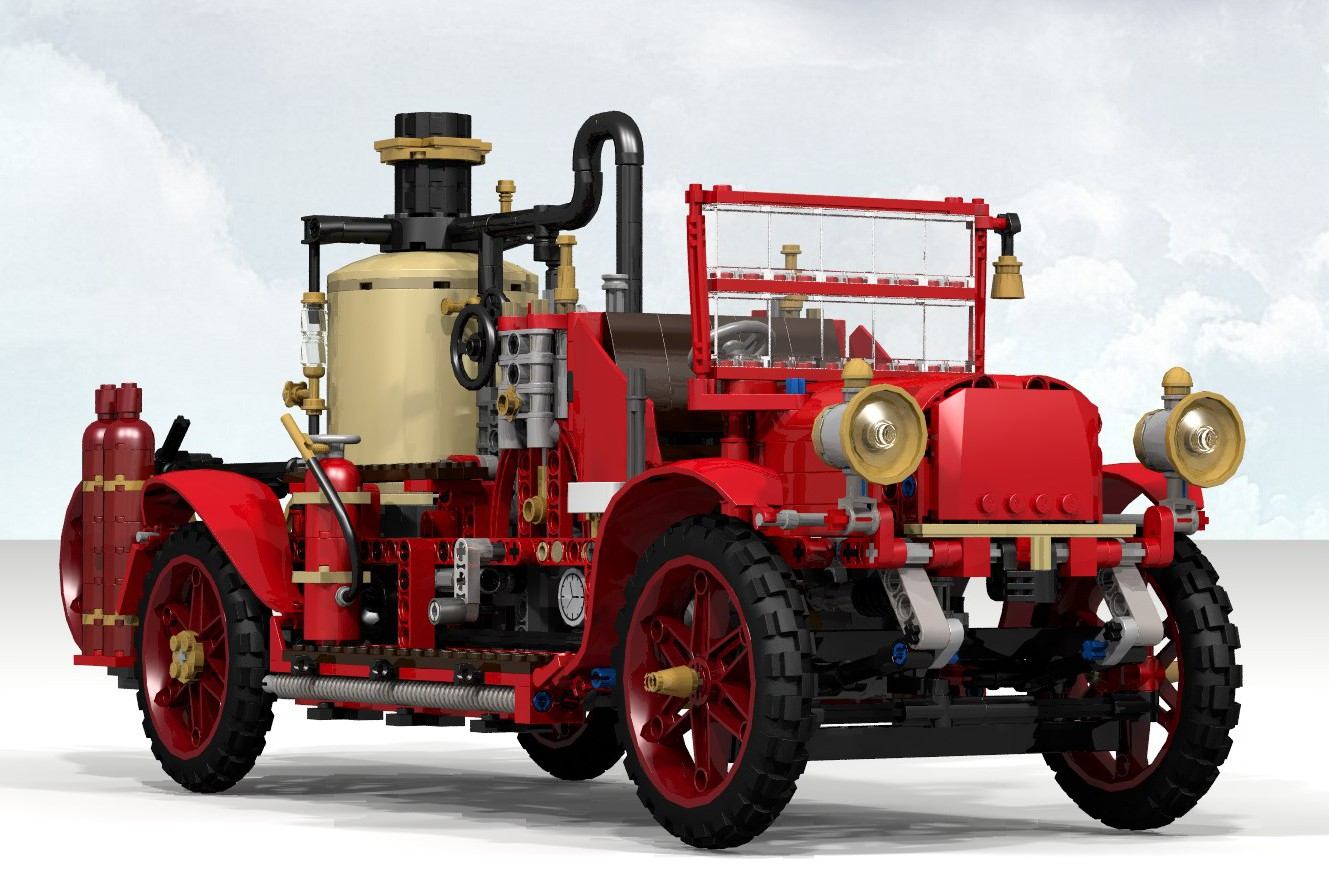 Lego antique fire engine on sale