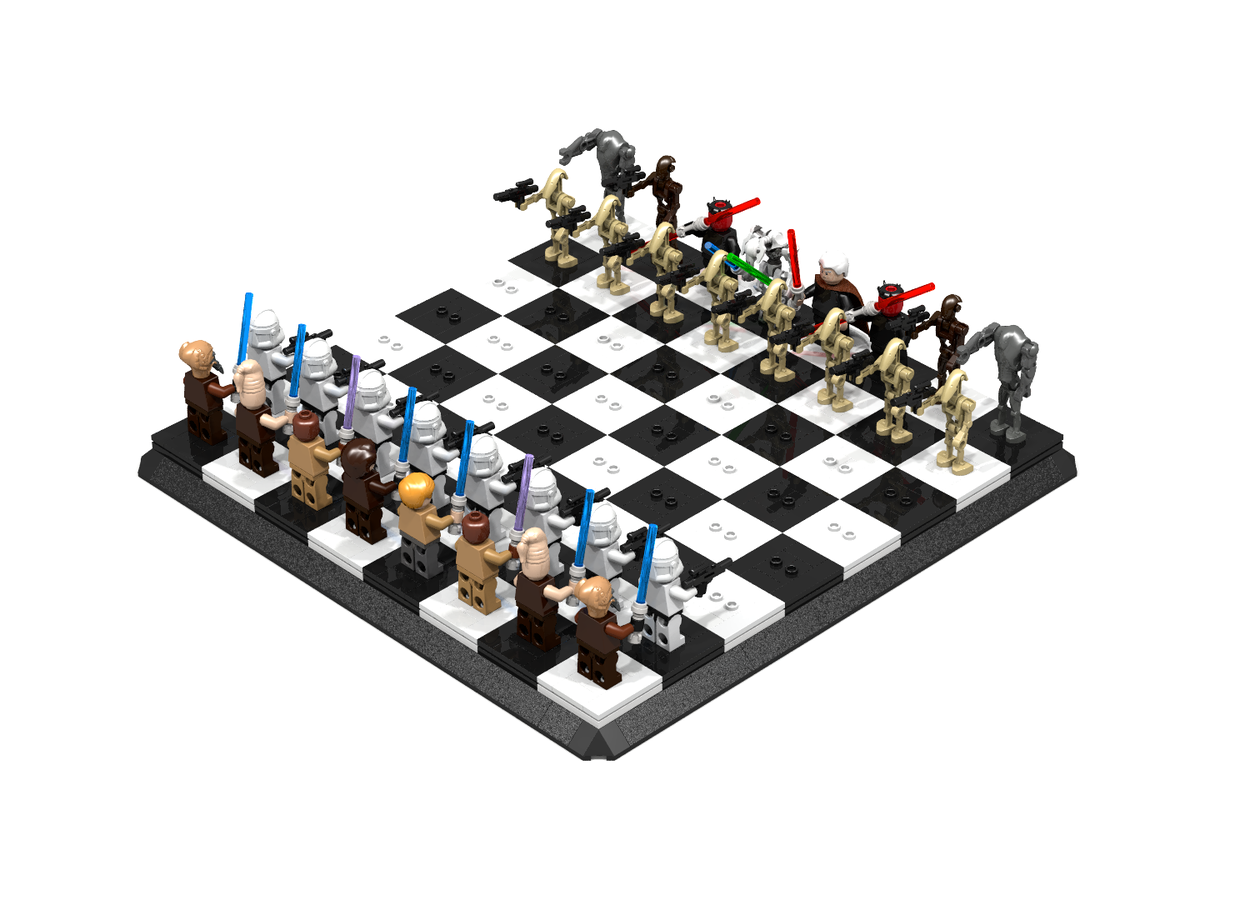 Star Wars Chess Set  Star wars chess set, Chess set, Chess board