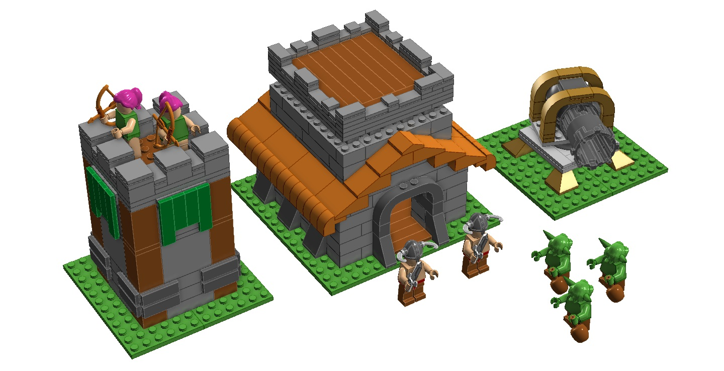 LEGO IDEAS Clash of Clans Base