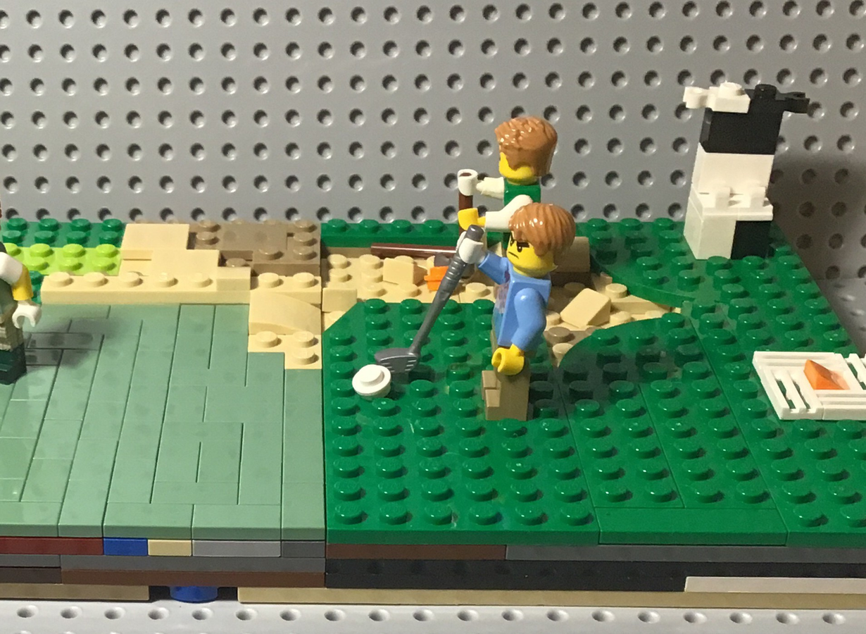 LEGO IDEAS Playable Golf Course