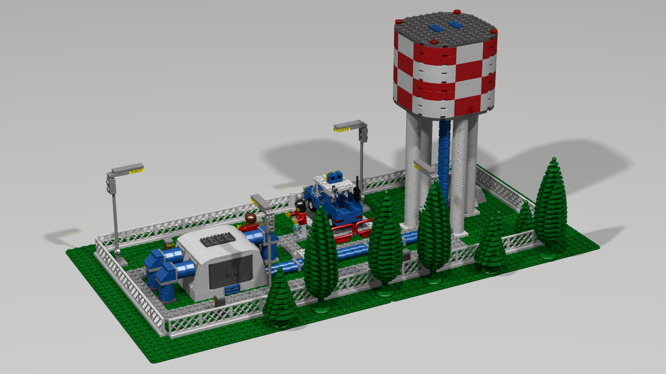 Lego city shop water pump