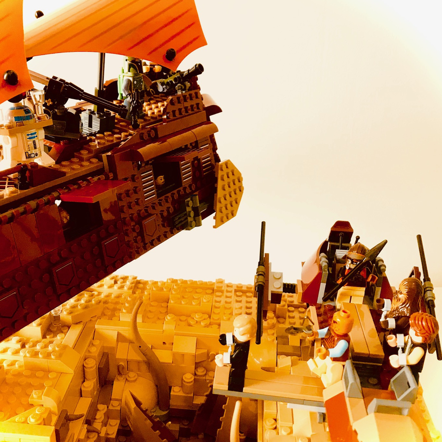 LEGO IDEAS - Show us your Epic Star Wars displays! - Luke and Han Solo ...