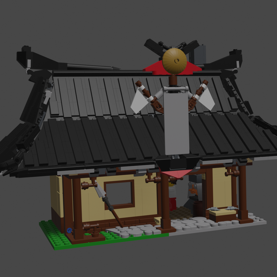 Lego ninjago 2024 blacksmith shop