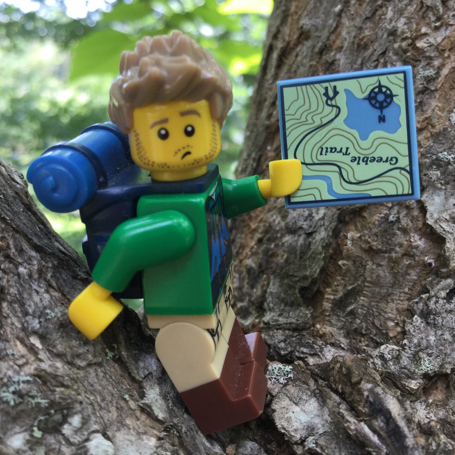 LEGO IDEAS - Bring your Minifigure on holiday! - Hiker Guy gets lost