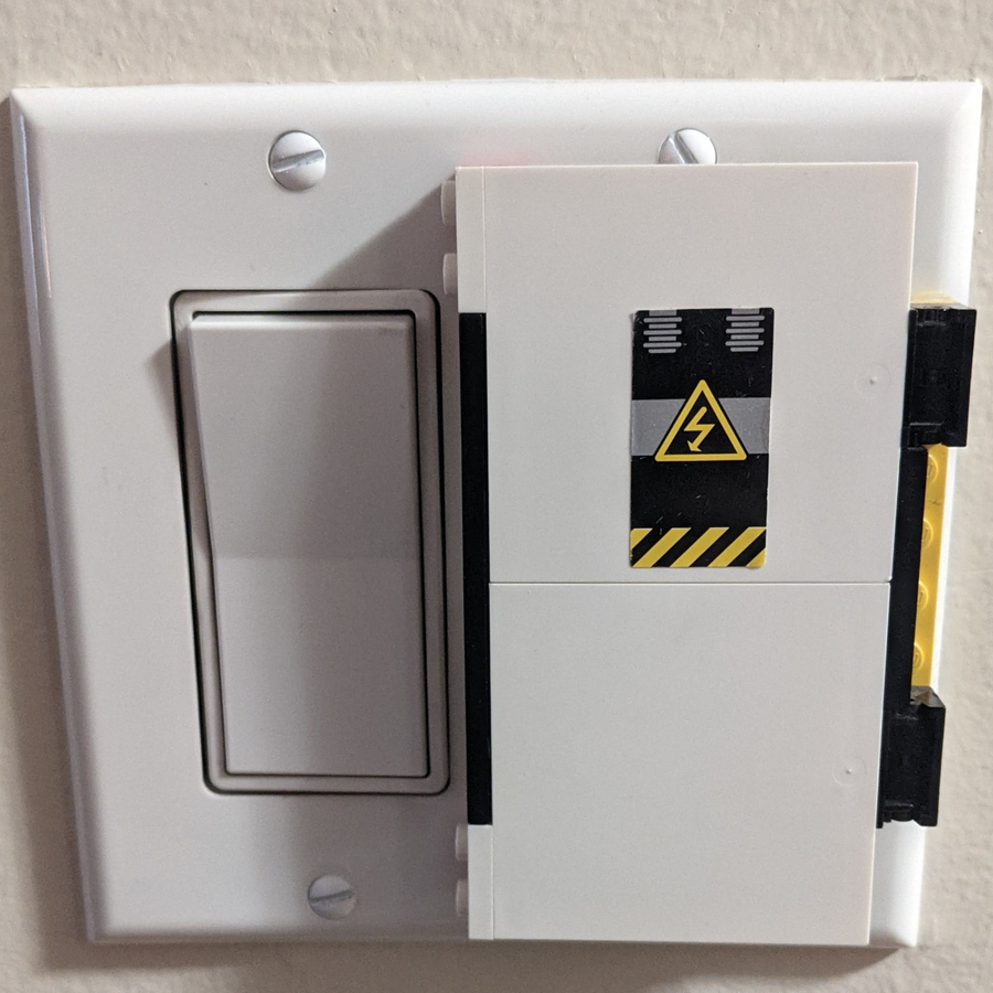 LEGO IDEAS DIY with LEGO Bricks Light Switch Cover