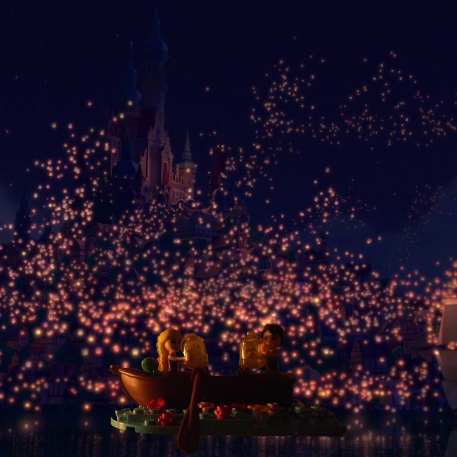 LEGO IDEAS - Valentines Day <3 - Tangled - I See the Light Scene