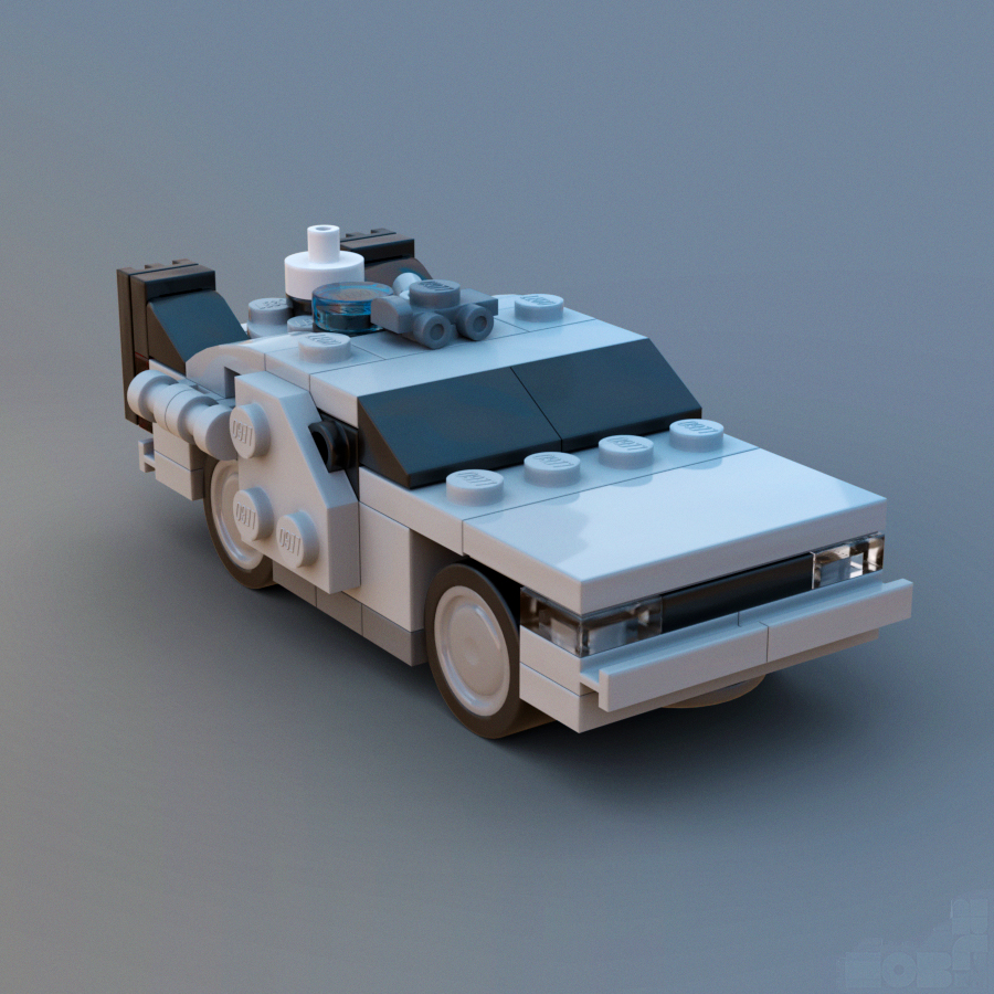 Lego mini hot sale delorean