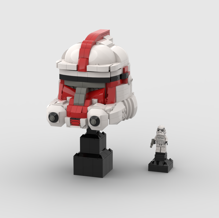 Lego star wars red clone clearance trooper