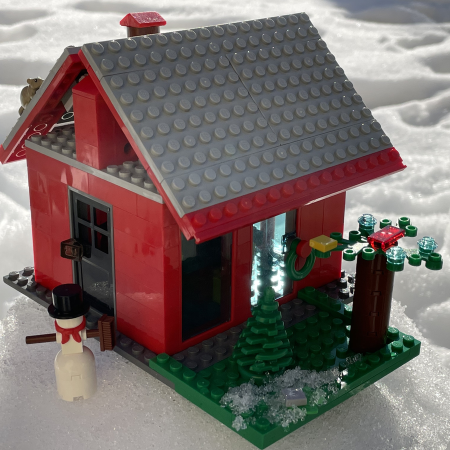 Clip sommerfugl Pub hævn LEGO IDEAS - Build to Give 2020 - The Red House in the Snow