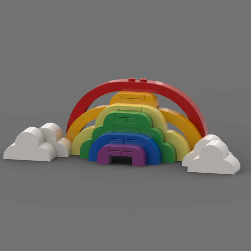 LEGO IDEAS Rainbows! Curved Rainbow