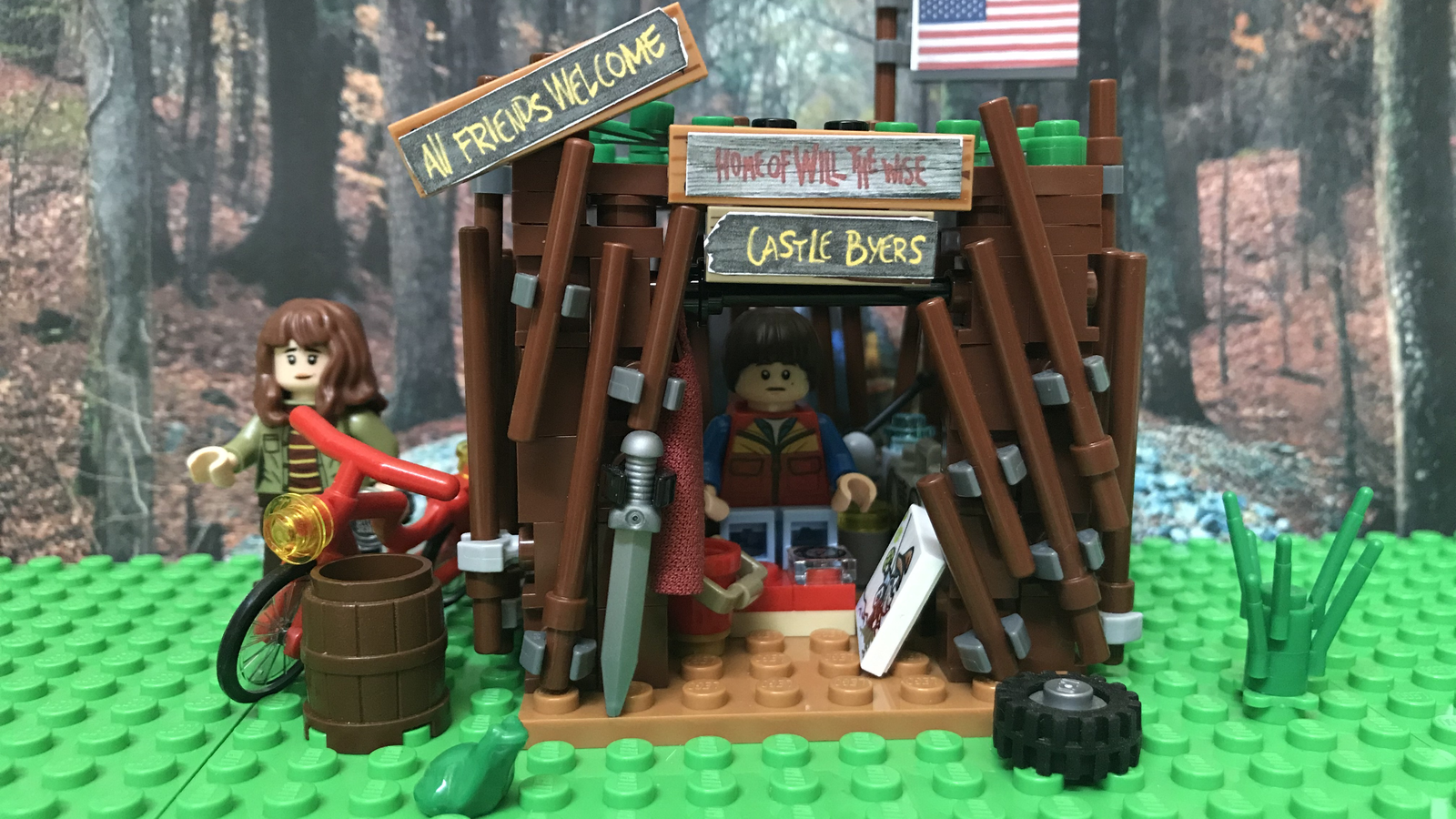 LEGO Stranger Things Castle Byers event build & Comic-Con