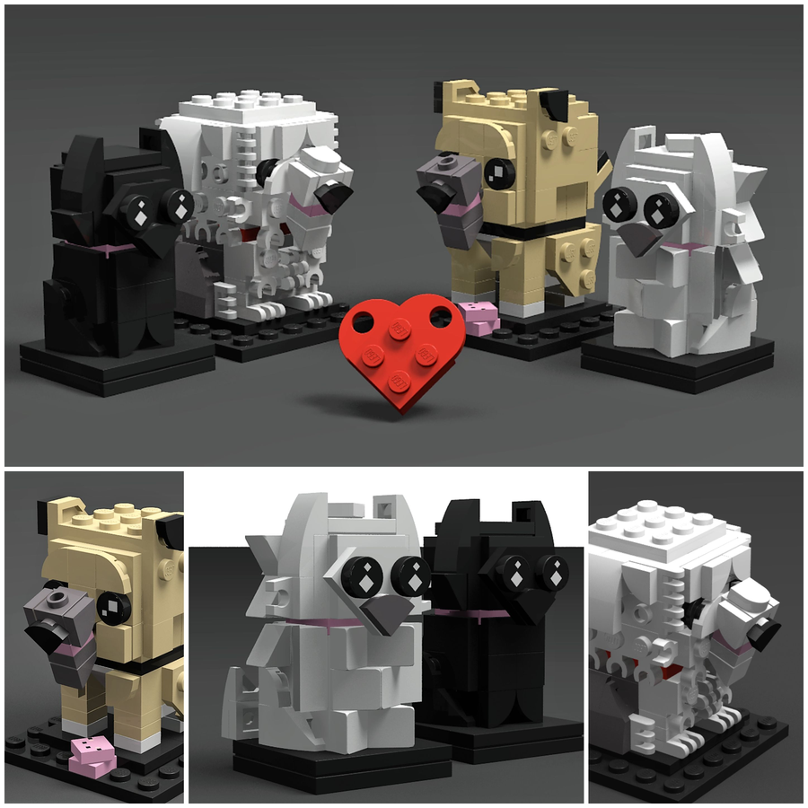 lego brickheadz dog
