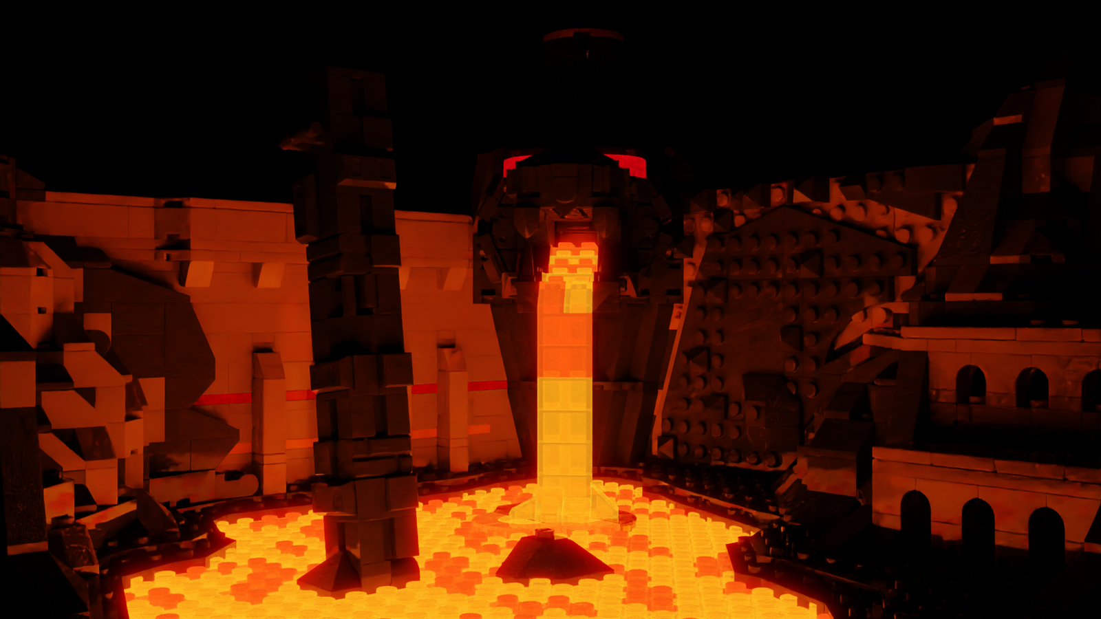 minecraft lava wallpaper