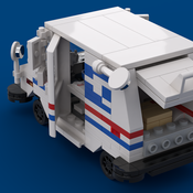 Mail truck lego new arrivals