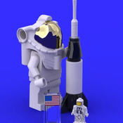 Space Launch System Rocket, Artemis SLS Rocket Model, Space Toys for Boys  6-12, Compatible for Lego Space Toy, Aerospace Building Kit with Heavy