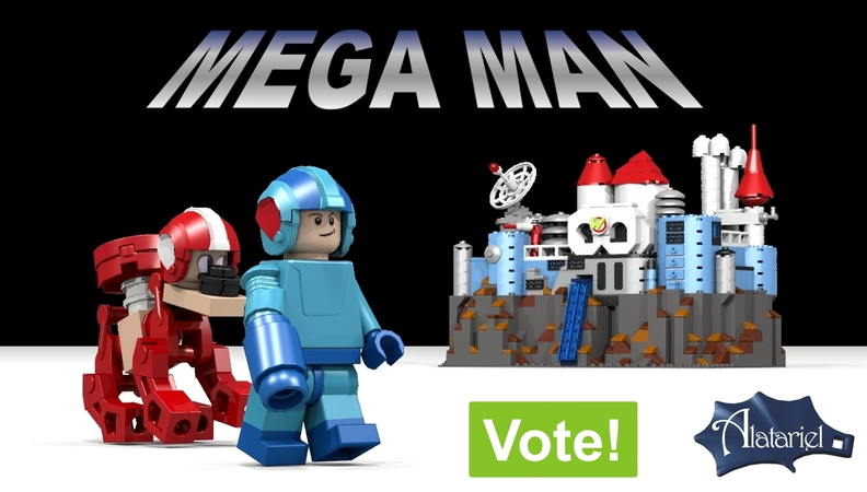 lego mega man minifigure