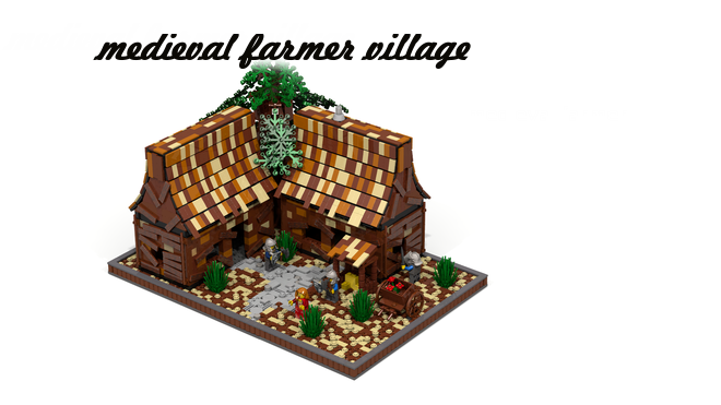 LEGO IDEAS Lego Medieval Farmer Village