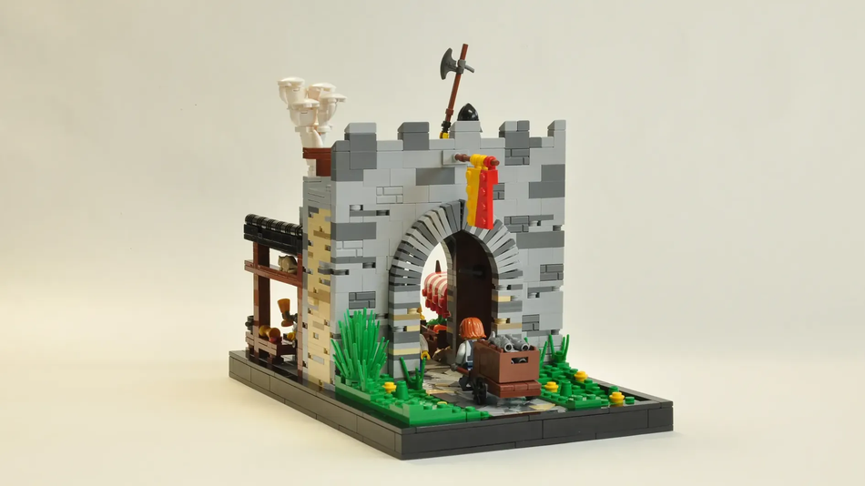 Lego 2024 castle gate