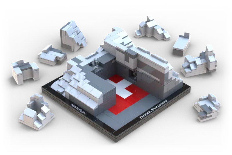 Lego 3d architecture discount puzzle