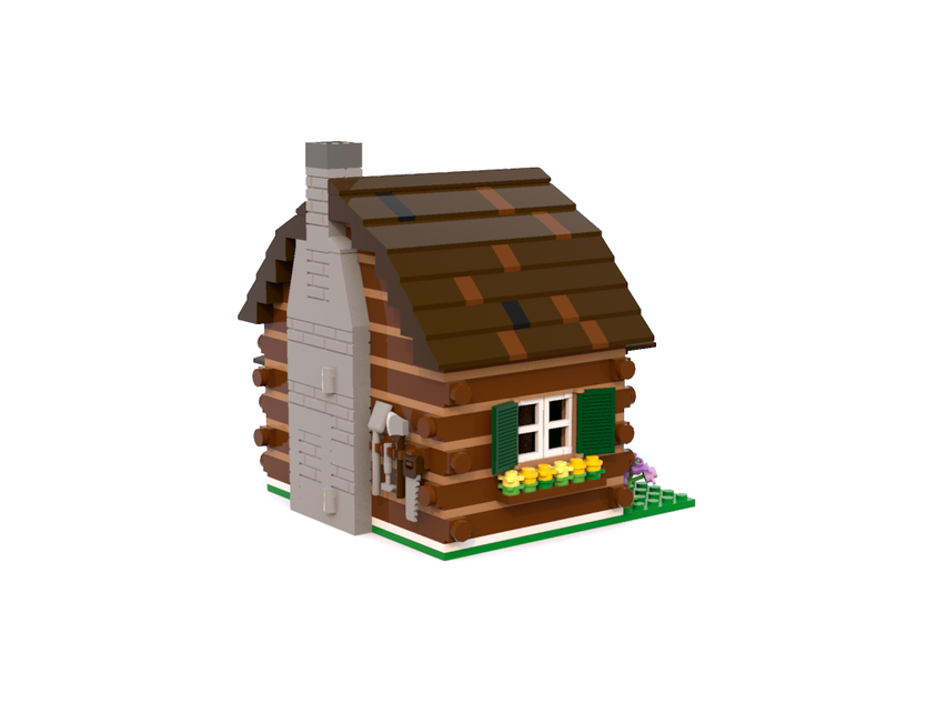 Lego little house on best sale the prairie