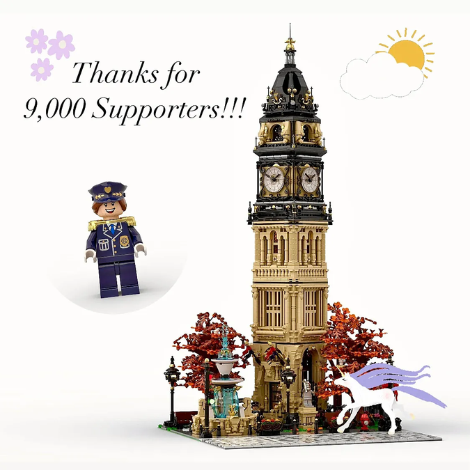 The clock tower discount lego