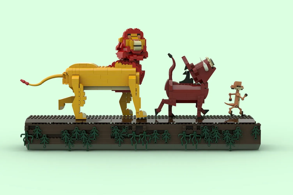 The lion king discount lego